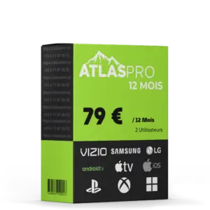 atlas pro ontv abonnement iptv 12 mois 2 utilisateurs